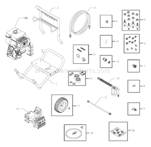 Part Location Diagram of 279775WST Briggs and Stratton Manual Operators
